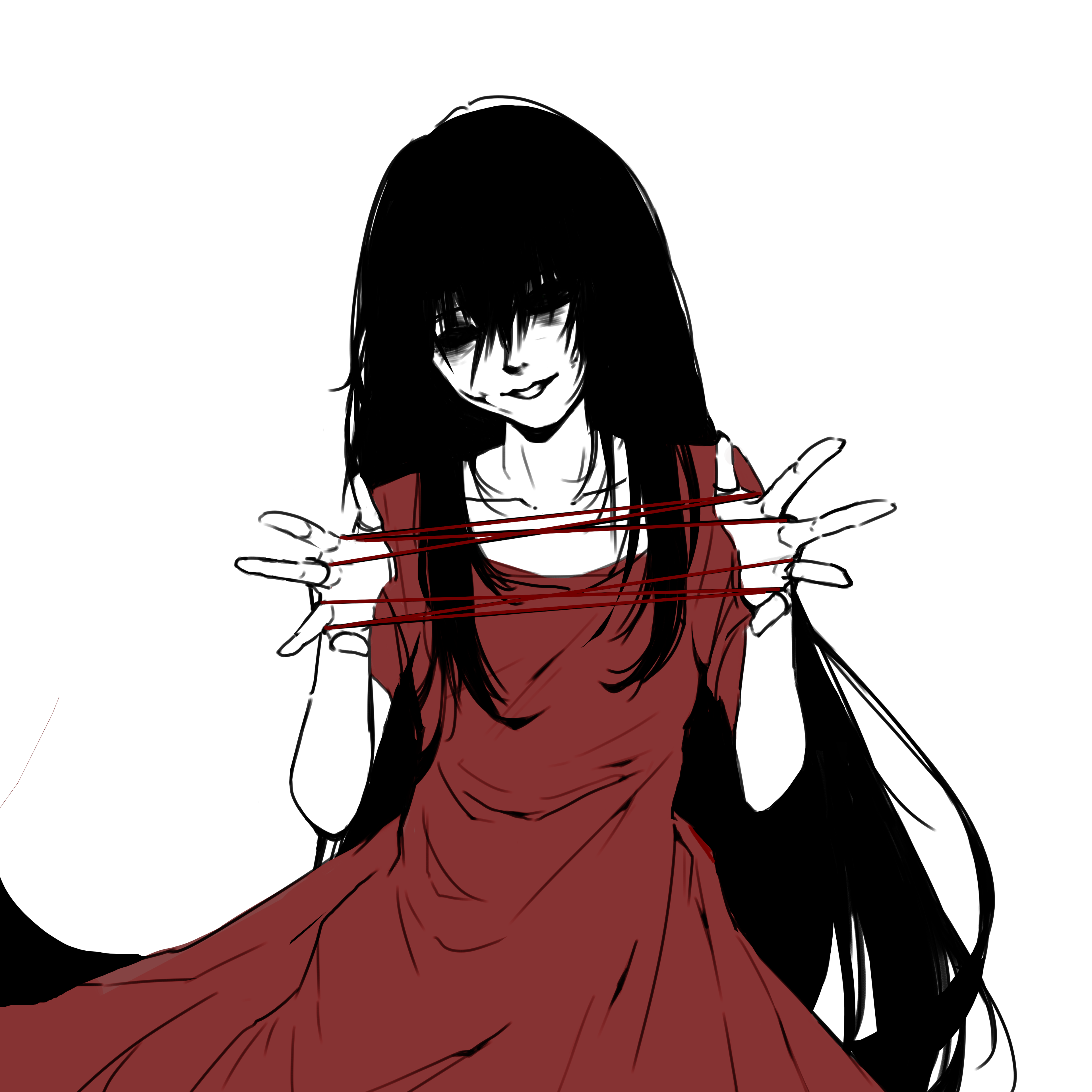 红衣小女孩